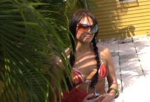 Naughty Neighbors face shoot